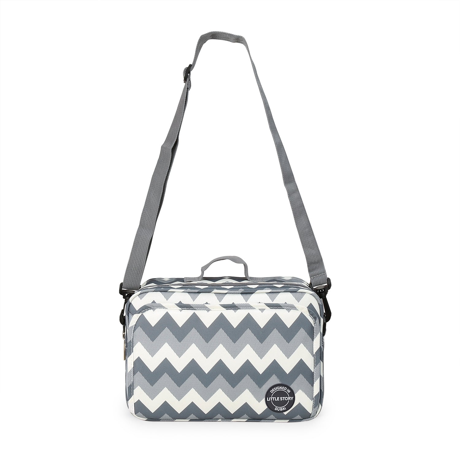 LITTLE STORY Baby Diaper Changing Clutch Kit - Wave Grey