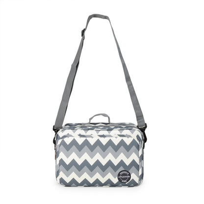 LITTLE STORY Baby Diaper Changing Clutch Kit - Wave Grey