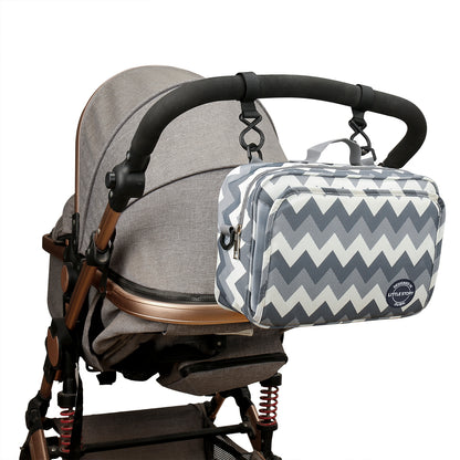 LITTLE STORY Baby Diaper Changing Clutch Kit - Wave Grey