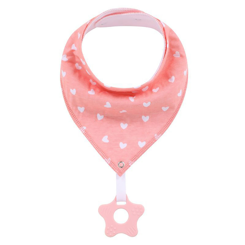 LITTLE STORY Bandana Drool Bibs Set of 2 - Love