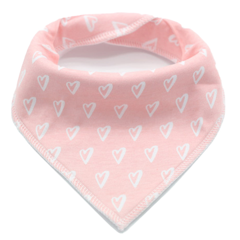 LITTLE STORY Pack Of 4 Bibs | Baby Bandana Drool Drooling And Teething Organic Cotton Nickel Free Metal Super Absorbent Shower Gift Babies 3 - 24Months Bird