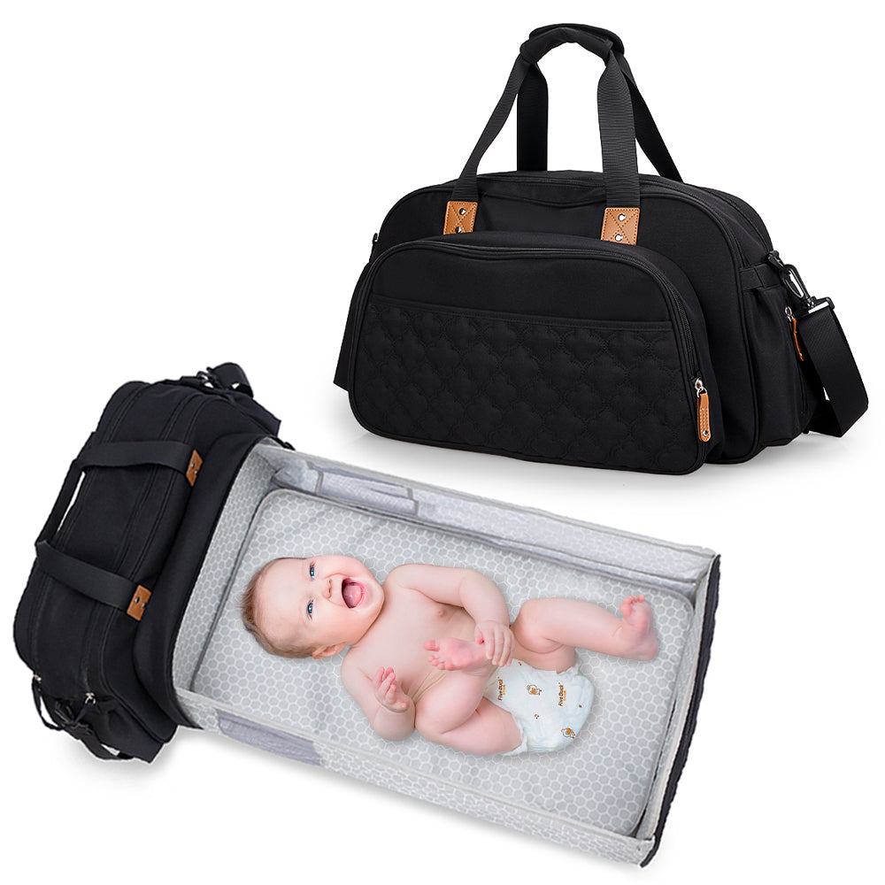 LITTLE STORY Bed in a Bag Quilted - Black