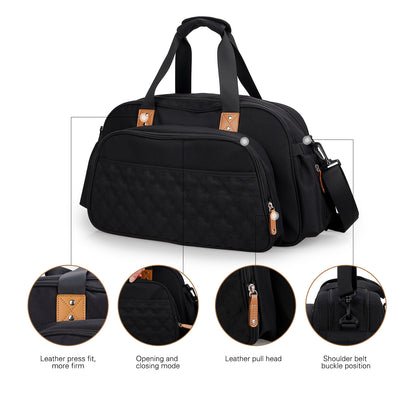 LITTLE STORY Bed in a Bag Quilted - Black