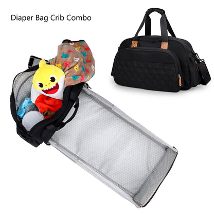 LITTLE STORY Bed in a Bag Quilted - Black