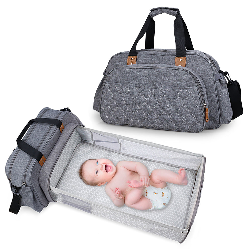 LITTLE STORY Bed in a Bag Quilted - Grey