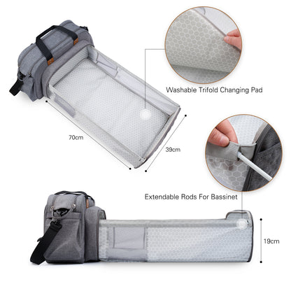LITTLE STORY Bed in a Bag Quilted - Grey