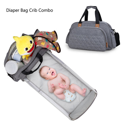 LITTLE STORY Bed in a Bag Quilted - Grey