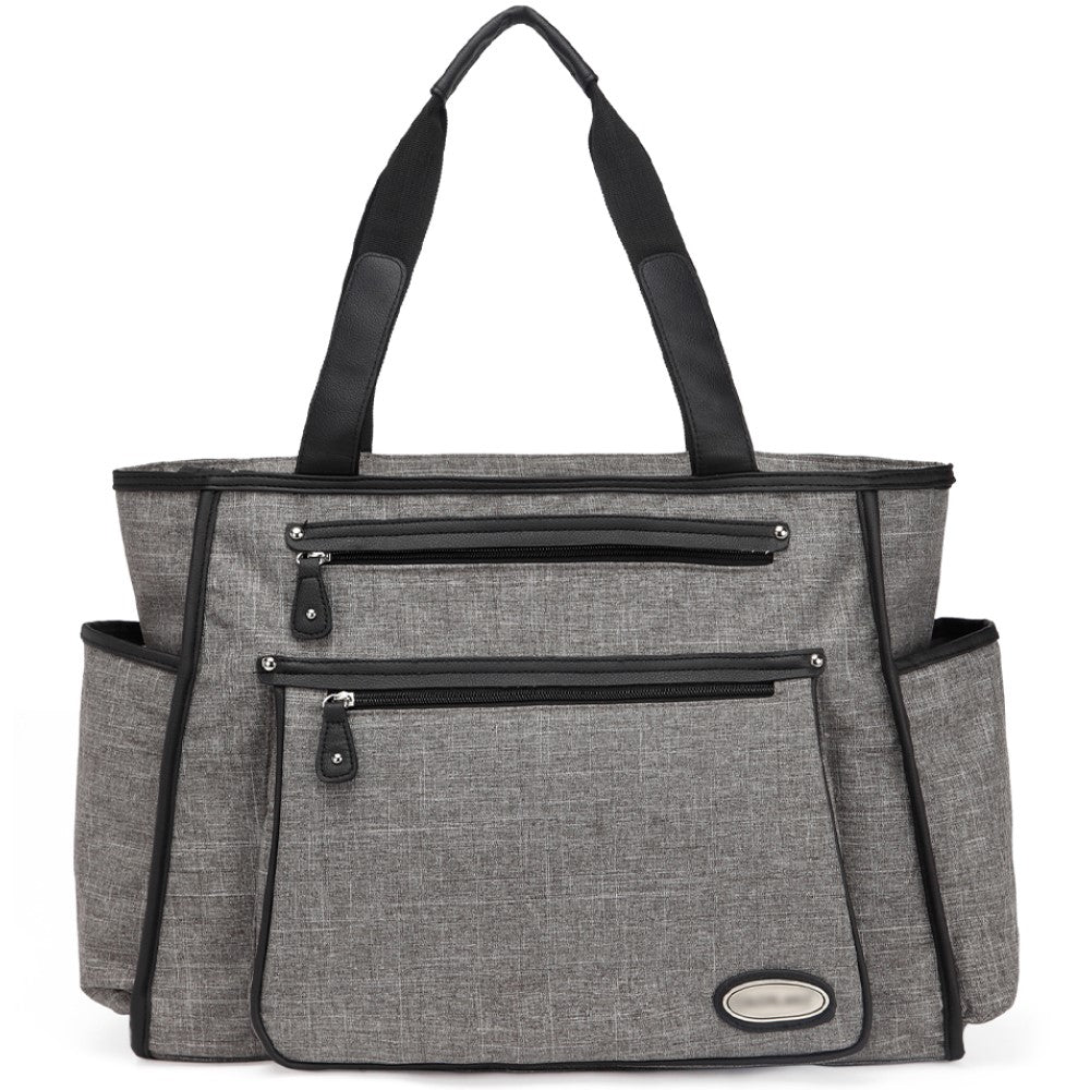 LITTLE STORY Betty Diaper Bag - Grey