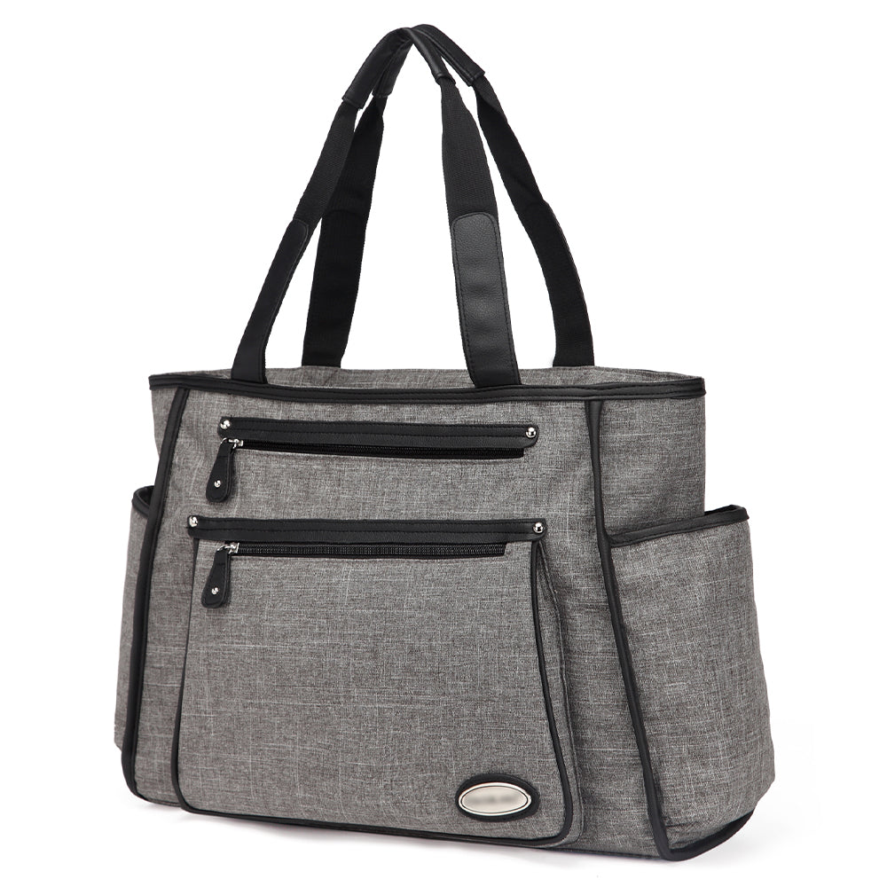 LITTLE STORY Betty Diaper Bag - Grey