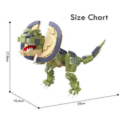 LITTLE STORY Block (Leg Godt) Toy Dinosaurs World - Double Crowned Dragon (309 Pcs)