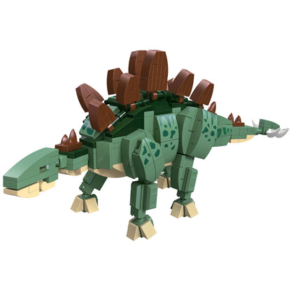 LITTLE STORY Block (Leg Godt) Toy Dinosaurs World - Stegosaurus (322 Pcs)