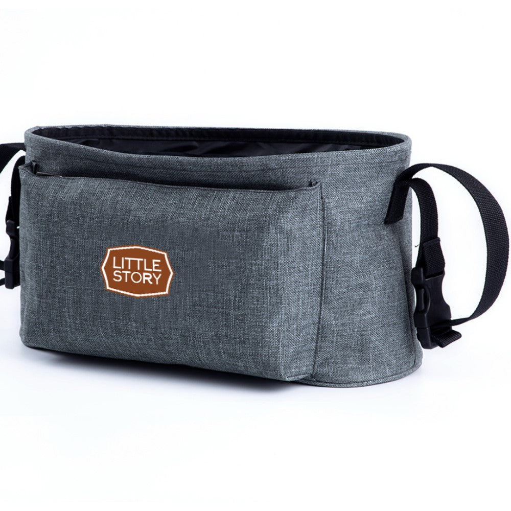 LITTLE STORY Stroller Organizer Travel Bag - Black