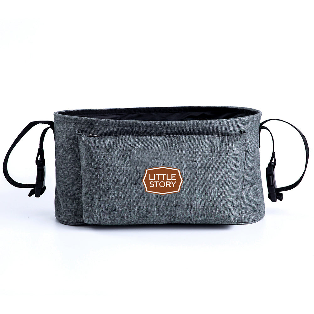 LITTLE STORY Bronx Stroller Organizer - Grey