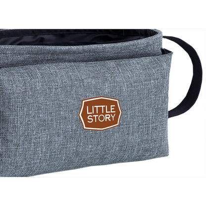 LITTLE STORY Bronx Stroller Organizer - Grey
