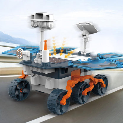 LITTLE STORY DIY Solar Mars Exploration Rover (46 Pcs), STEM Series - Blue
