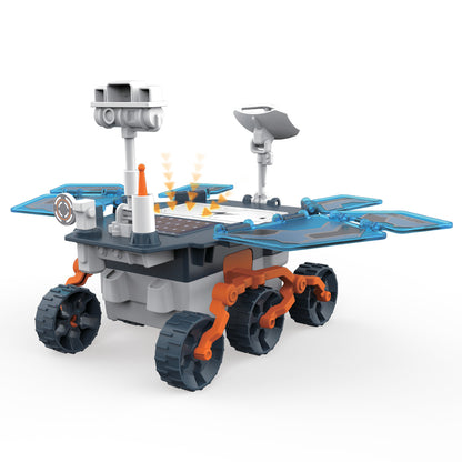LITTLE STORY DIY Solar Mars Exploration Rover (46 Pcs), STEM Series - Blue