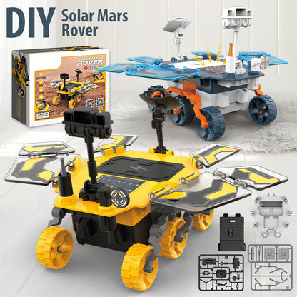 LITTLE STORY DIY Solar Mars Exploration Rover (46 Pcs), STEM Series - Yellow
