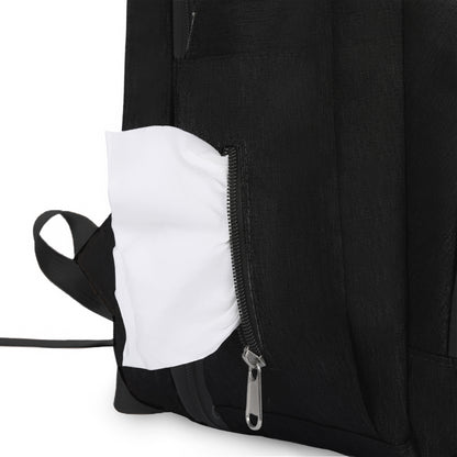 LITTLE STORY - Diaper bag wt portable bassinet bed - Black