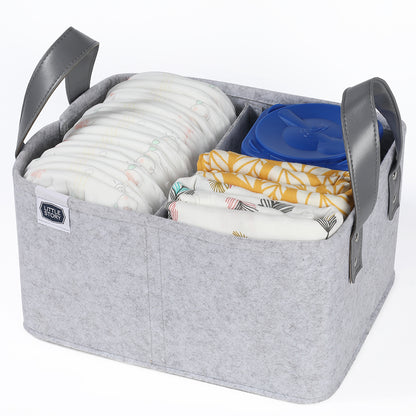 LITTLE STORY Diaper Caddy Simplex - Grey
