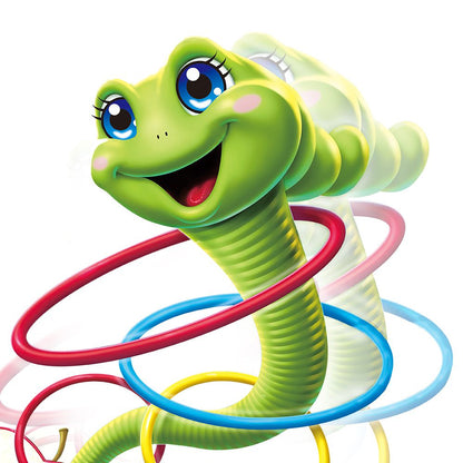 LITTLE STORY Electric Spin Master Sway Insect with 9*Ferrule Ring, STEM Series - Multicolor