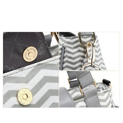 LITTLE STORY Jane Diaper Bag wt USB - Grey