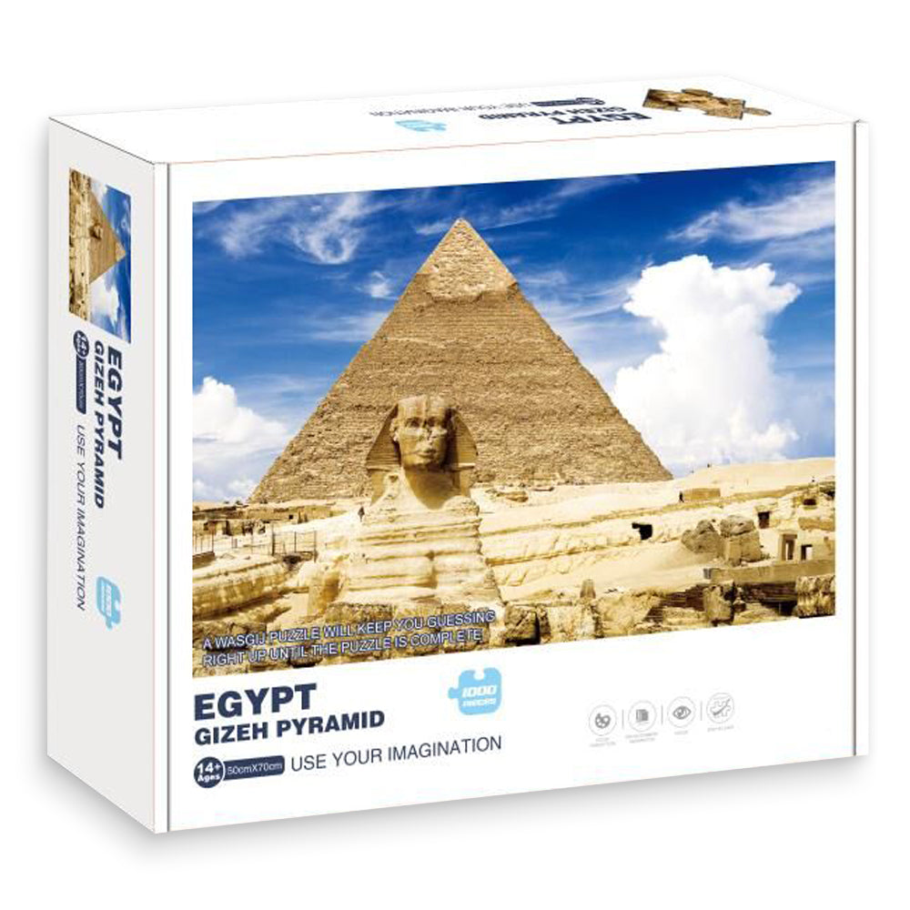 LITTLE STORY Jigsaw Puzzle Educational & Fun Game (The Great Pyramid of Giza, Egypt) - 1000 pcs