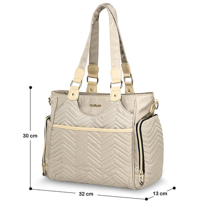 LITTLE STORY Matilda Diaper Bag - Ivory