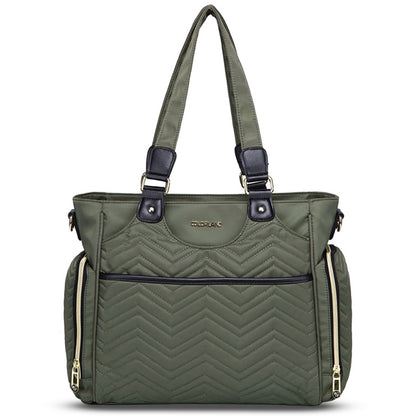 LITTLE STORY Matilda Diaper Bag - Olive Green