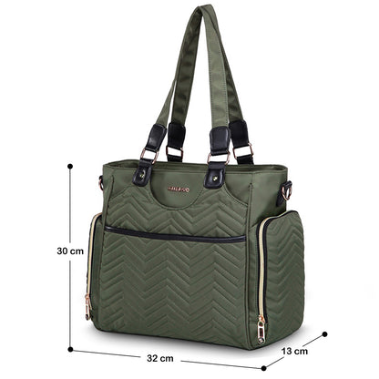 LITTLE STORY Matilda Diaper Bag - Olive Green