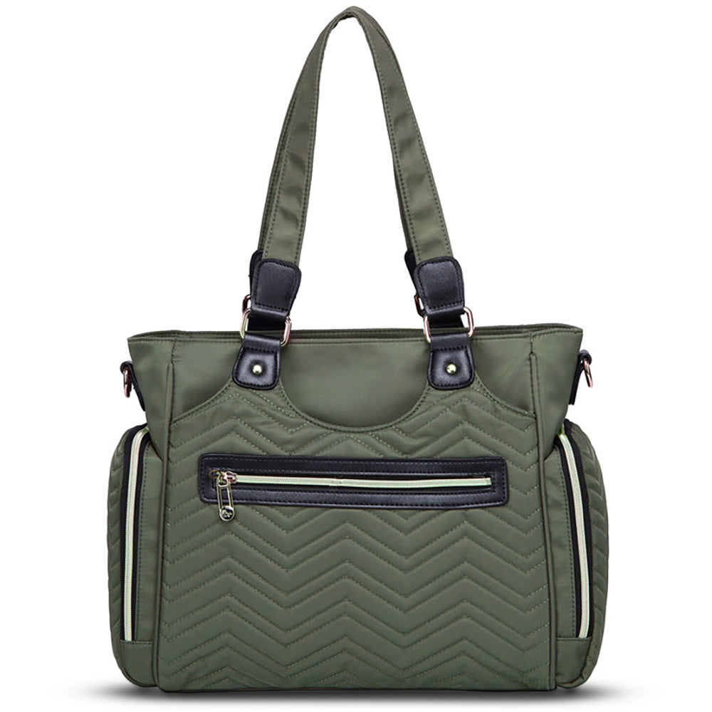 LITTLE STORY Matilda Diaper Bag - Olive Green