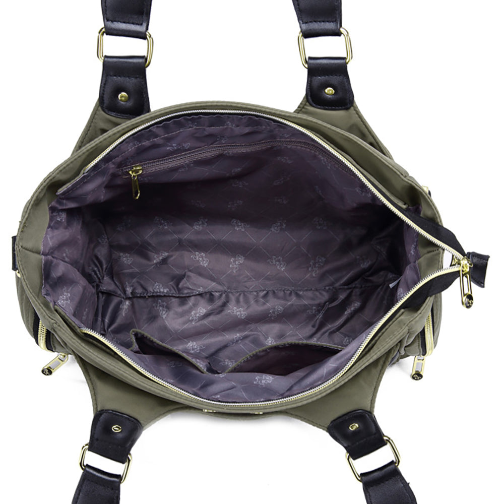 LITTLE STORY Matilda Diaper Bag - Olive Green