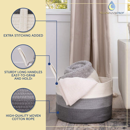 Little Story Multipurpose/Laundry Caddy Basket XXL - Grey