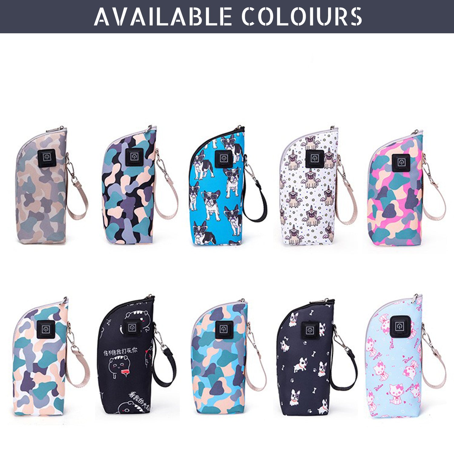 Little Story Portable Insulated Milk Bottle Warmer Bag with USB - Green