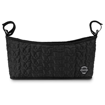 LITTLE STORY Premium Stroller Bag - Quilted - Black