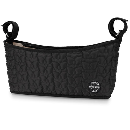 LITTLE STORY Premium Stroller Bag - Quilted - Black
