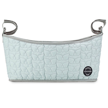 LITTLE STORY Premium Stroller Bag - Quilted - Blue
