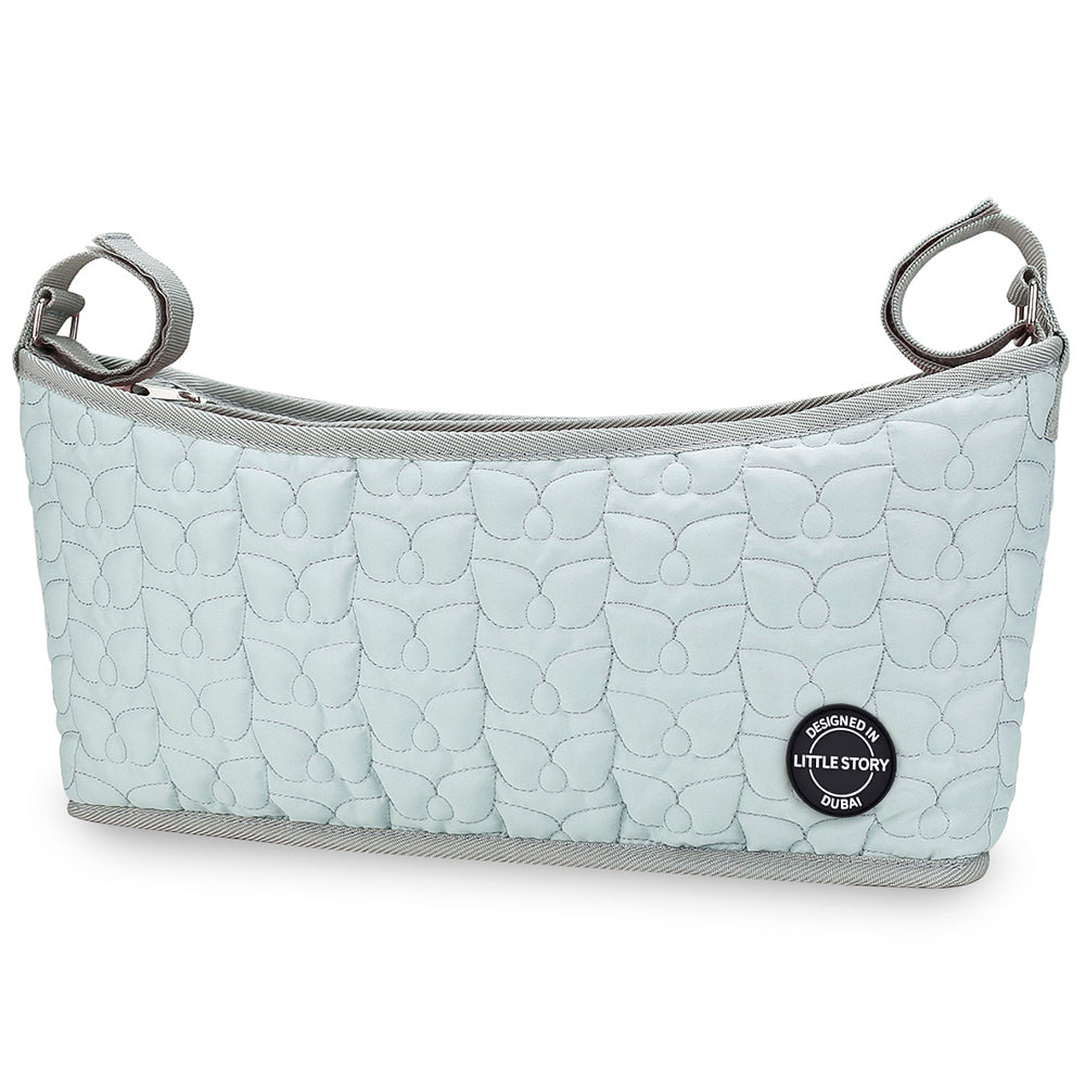 LITTLE STORY Premium Stroller Bag - Quilted - Blue