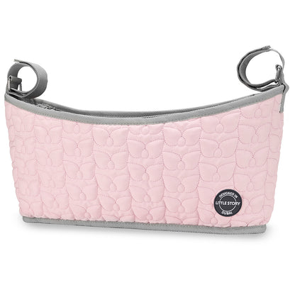 LITTLE STORY Premium Stroller Bag - Quilted - Pink