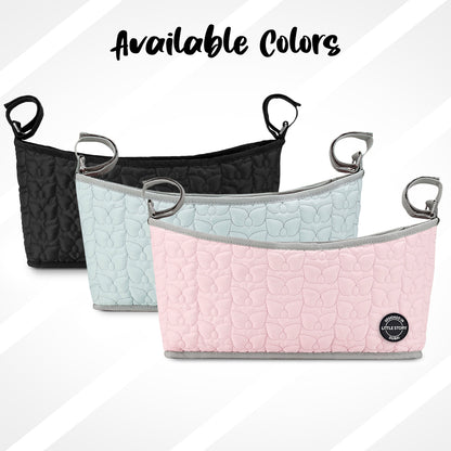 LITTLE STORY Premium Stroller Bag - Quilted - Pink
