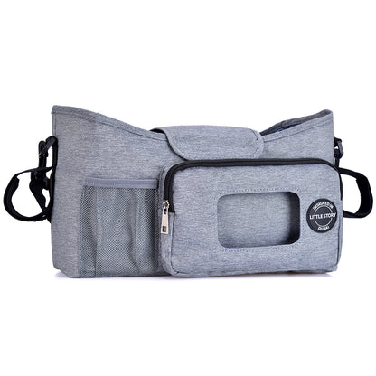 LITTLE STORY Stroller Diaper Organizer Bag - Grey