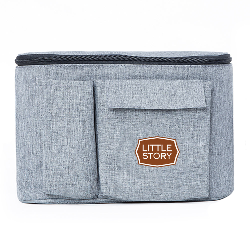 LITTLE STORY Stroller Organizer Travel Bag - Grey