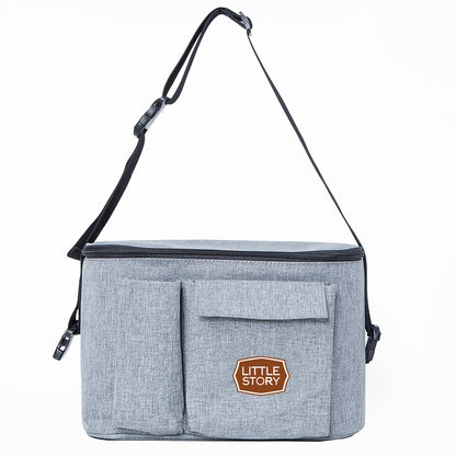 LITTLE STORY Stroller Organizer Travel Bag - Grey