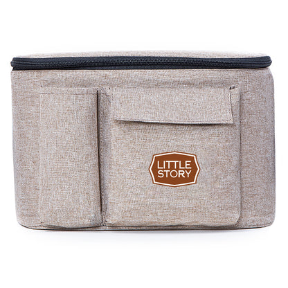 LITTLE STORY Stroller Organizer Travel Bag - Ivory