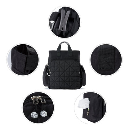 LITTLE STORY Styler Diaper Backpack - Black