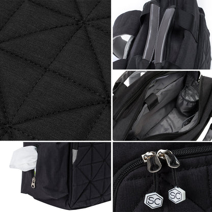 LITTLE STORY Styler Diaper Backpack - Black