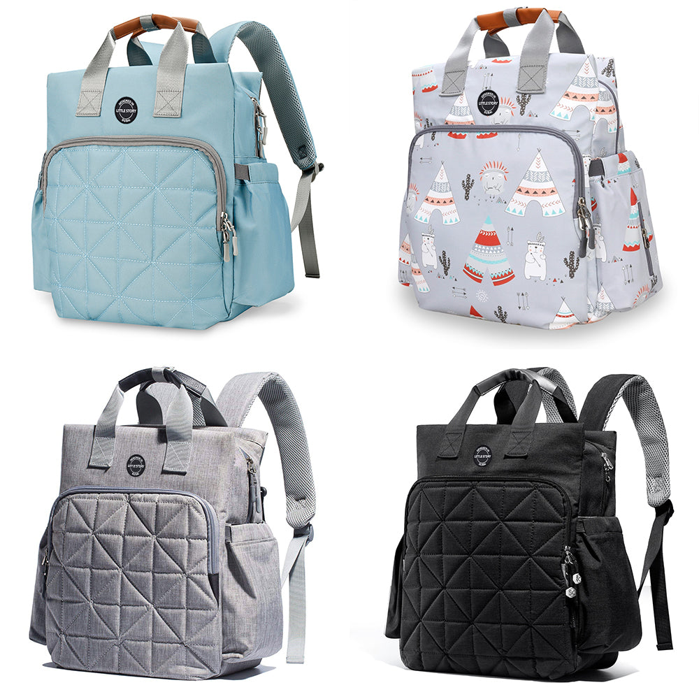 LITTLE STORY Styler Diaper Backpack - Blue