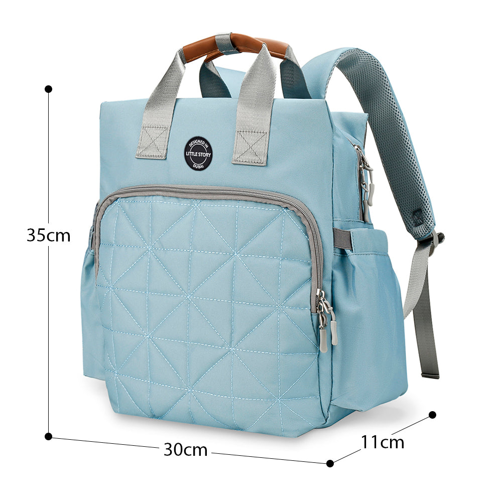 LITTLE STORY Styler Diaper Backpack - Blue