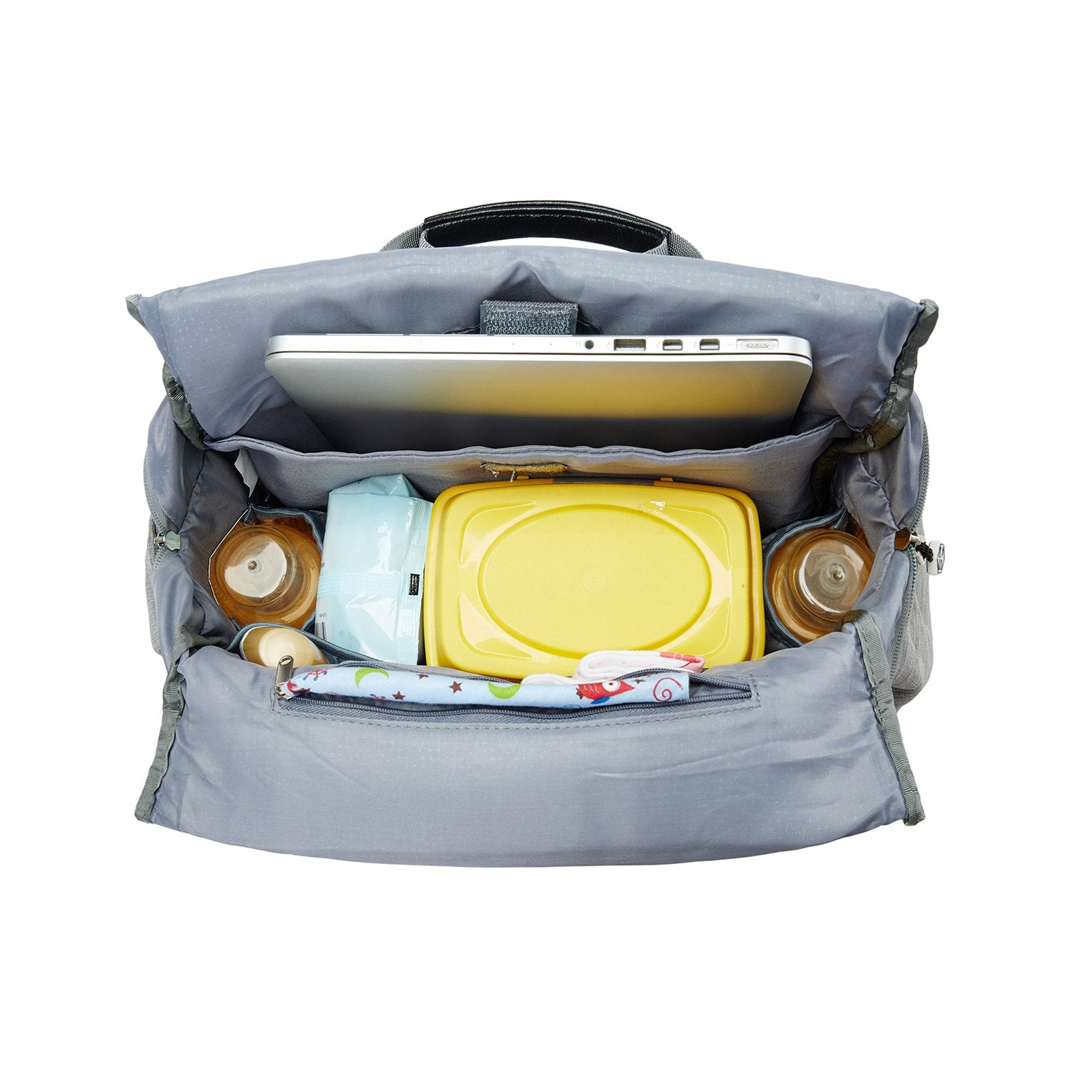LITTLE STORY Styler Diaper Backpack - Grey