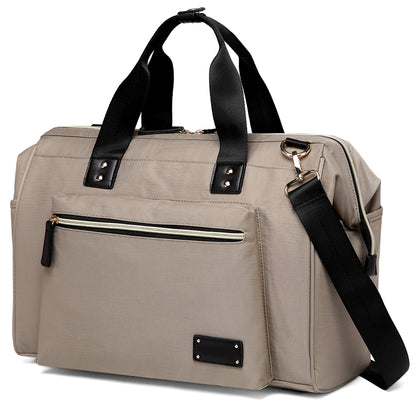 LITTLE STORY Zera Mom Dad Diaper Bag - Beige