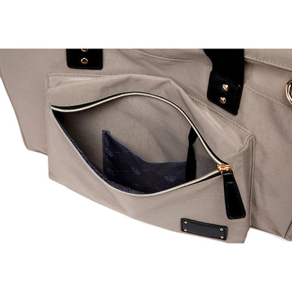 LITTLE STORY Zera Mom Dad Diaper Bag - Beige
